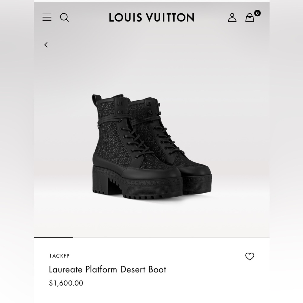 Louise Vuitton Laureate Platform Desert Boot - Picture 10 of 10